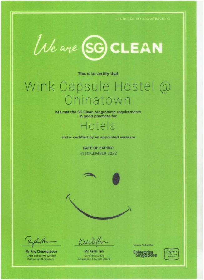 Wink At Mosque Street Hotel Singapore Exterior photo